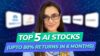 5 Indian stocks to bet on AI revolution | Top AI stocks of India 2023