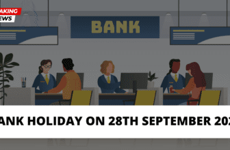 Bank Holiday on 28th September 2023