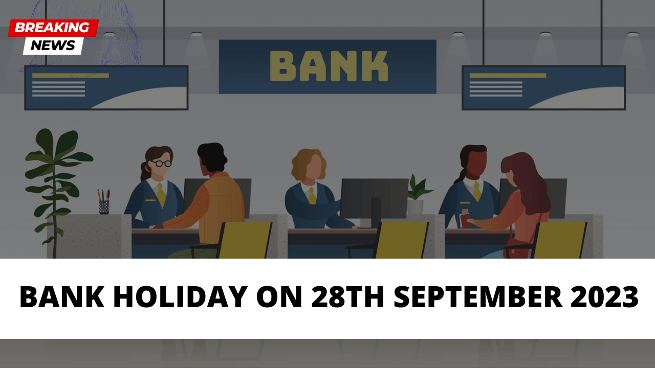 Bank Holiday on 28th September 2023